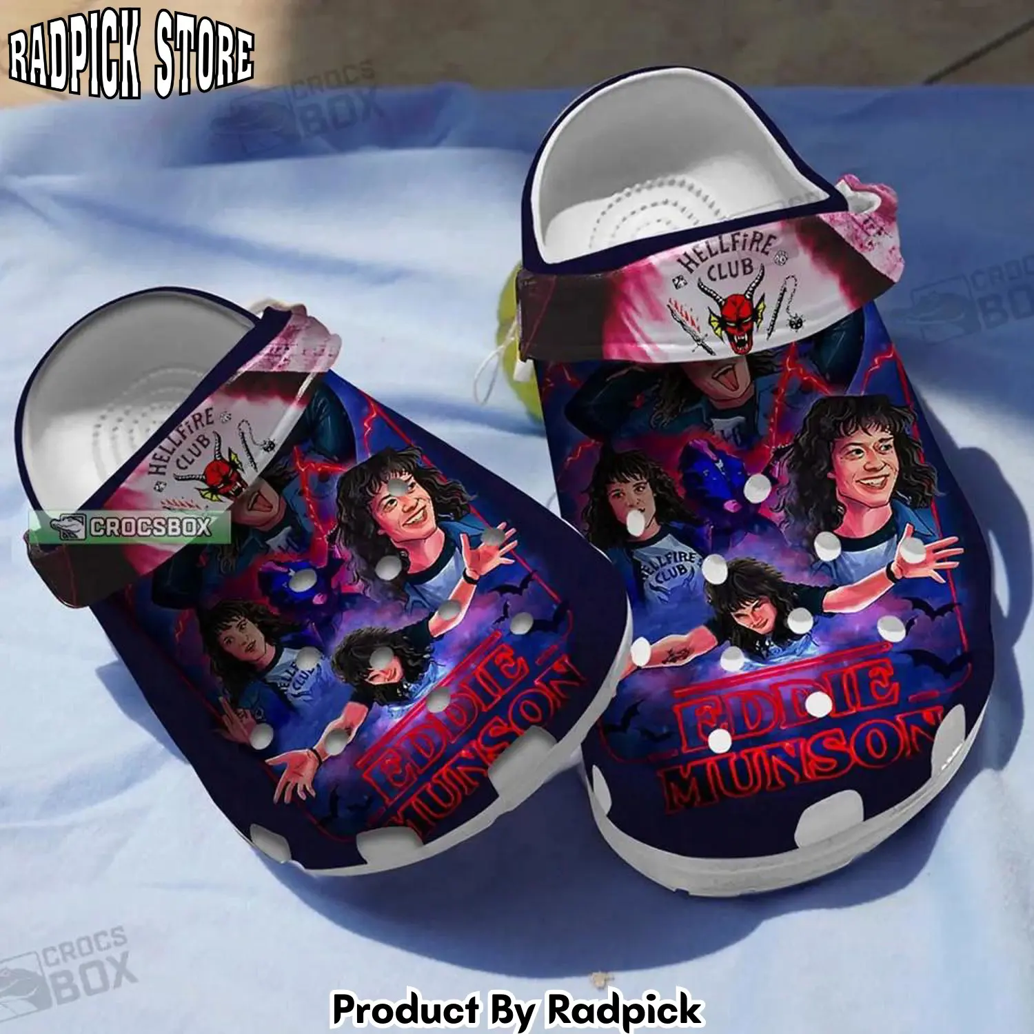 Radpick stranger things eddie munson crocss shoes rp6521121